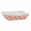 Sct Paper Food Baskets, 6 oz Capacity, 4.29 x 2.85 x 1.09, Red/White, Paper, 1000PK SCH 0405